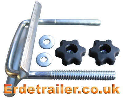 Use this U-bolt to attach the cycle carrier